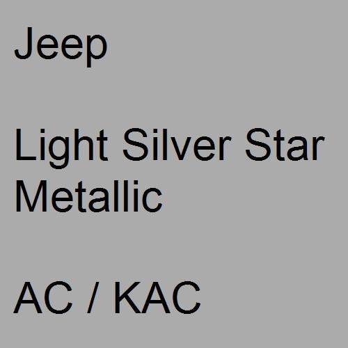 Jeep, Light Silver Star Metallic, AC / KAC.